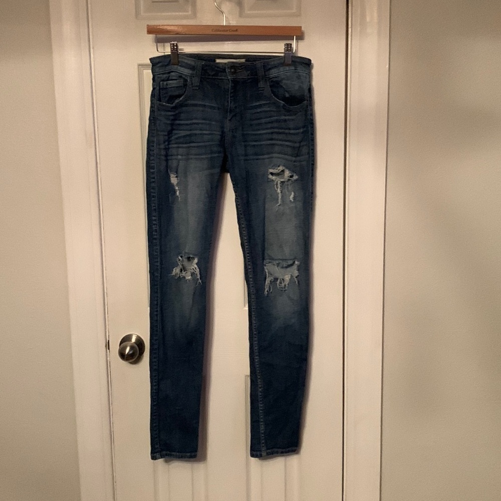 Day Trip Skinny Medium Wash Jeans Size 28R #117